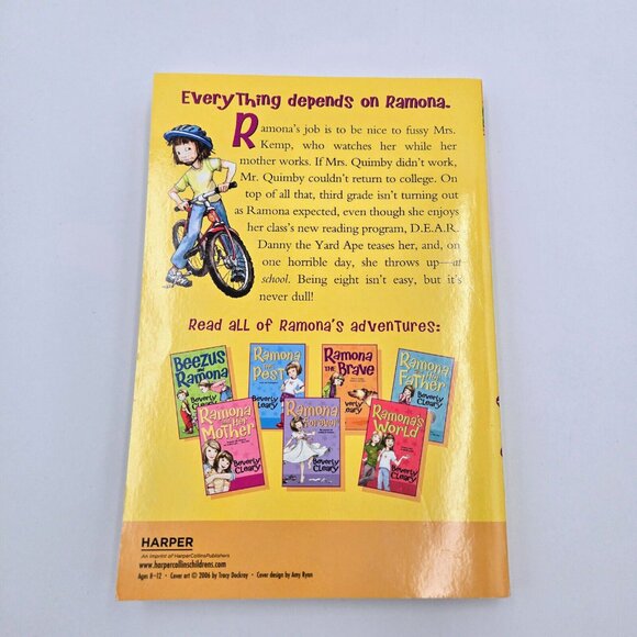 Beverly Cleary Book Lot 8 Books Paperback Ramona Collection Read - Picture 13 of 16